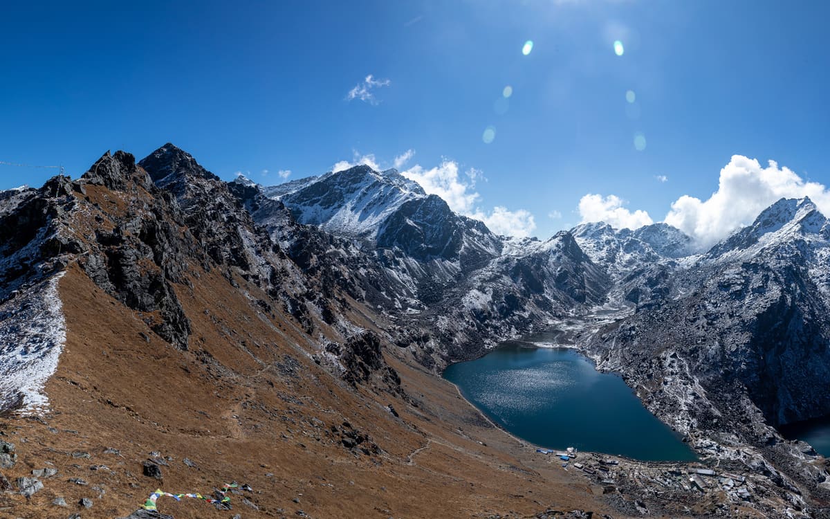 Gosaikunda lake in Langtang National Park