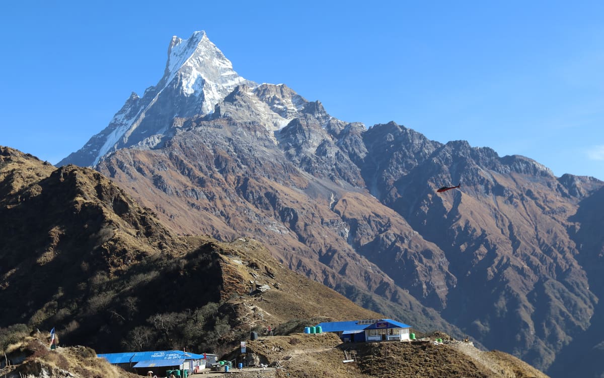 Machhapuchhre above Mardi Himal High Camp